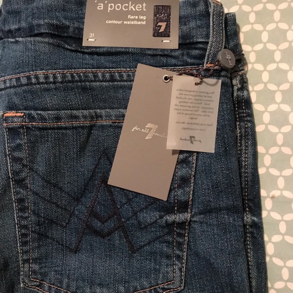 7 For All Mankind “A” Pocket.  New with tags - Picture 2 of 3